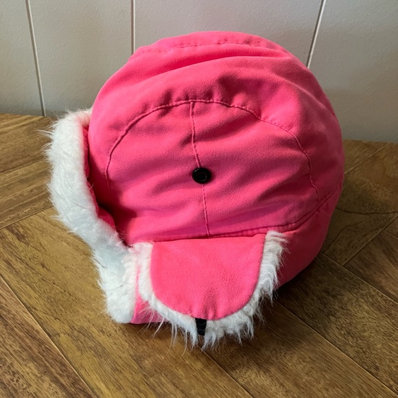 Women’s Hot Pink Winter Trapper Bomber Hat Warm - Picture 6 of 12